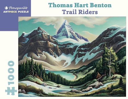 Thomas Hart Benton Trail Riders 1000 Piece Pomegranate Puzzles Pomegranate Puzzles Thomas Hart Benton Trail Riders 1000 Piece Pomegranate Puzzles Pomegranate Puzzles