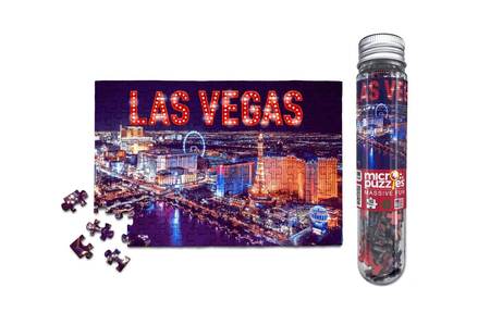 Las Vegas at Night 150 Piece Micro Puzzle Micro Puzzle Las Vegas at Night 150 Piece Micro Puzzle Micro Puzzle