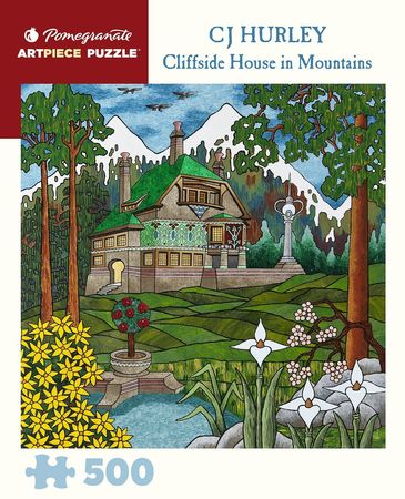 CJ Hurley Cliffside House in Mountains 500 Piece Puzzle Pomegranate Puzzles Pomegranate Puzzles CJ Hurley Cliffside House in Mountains 500 Piece Puzzle Pomegranate Puzzles Pomegranate Puzzles
