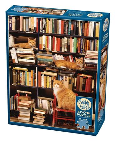 Gotham Bookstore Cats 500 Piece Puzzle Cobble Hill Puzzles Gotham Bookstore Cats 500 Piece Puzzle Cobble Hill Puzzles