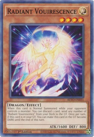 Radiant Vouirescence BLVO EN031 Common 1st Edition Blazing Vortex 1st Edition Singles Radiant Vouirescence BLVO EN031 Common 1st Edition Blazing Vortex 1st Edition Singles