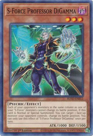 S Force Professor DiGamma BLVO EN012 Common 1st Edition Blazing Vortex 1st Edition Singles S Force Professor DiGamma BLVO EN012 Common 1st Edition Blazing Vortex 1st Edition Singles