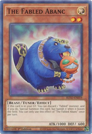 The Fabled Abanc BLVO EN019 Common 1st Edition Blazing Vortex 1st Edition Singles The Fabled Abanc BLVO EN019 Common 1st Edition Blazing Vortex 1st Edition Singles