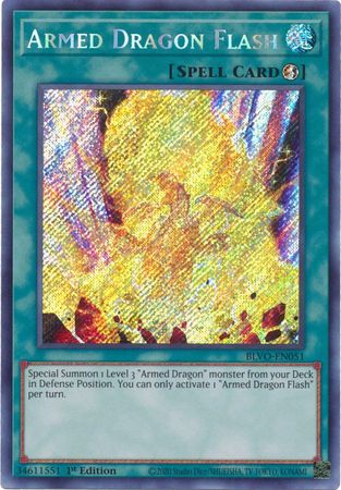 Armed Dragon Flash BLVO EN051 Secret Rare 1st Edition Blazing Vortex 1st Edition Singles Armed Dragon Flash BLVO EN051 Secret Rare 1st Edition Blazing Vortex 1st Edition Singles