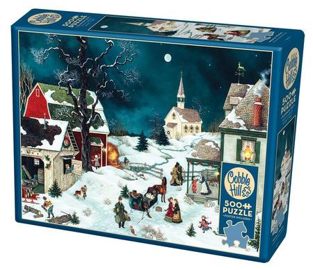Moonlit Winter 500 Piece Puzzle Cobble Hill Puzzles Moonlit Winter 500 Piece Puzzle Cobble Hill Puzzles