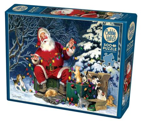 Santa's Little Helper 500 Piece Puzzle (Cobble Hill Puzzles)