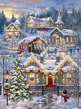 Christmas Village 1000 Piece Puzzle Springbok Puzzles Springbok Puzzles Christmas Village 1000 Piece Puzzle Springbok Puzzles Springbok Puzzles