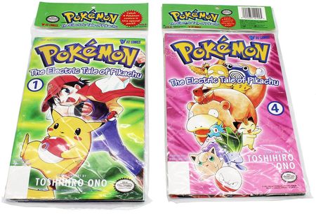 Pokemon The Electric Tale of Pikachu Sealed 4 Volume Comic Set Pokemon Comics Pokemon The Electric Tale of Pikachu Sealed 4 Volume Comic Set Pokemon Comics