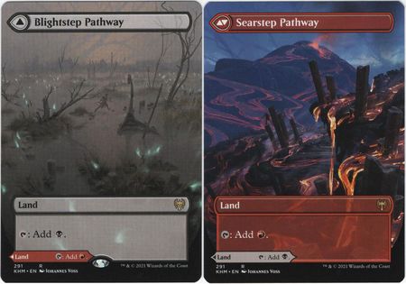 Blightstep Pathway Searstep Pathway 291 Alternate Art Borderless Blightstep Pathway Searstep Pathway 291 Alternate Art Borderless