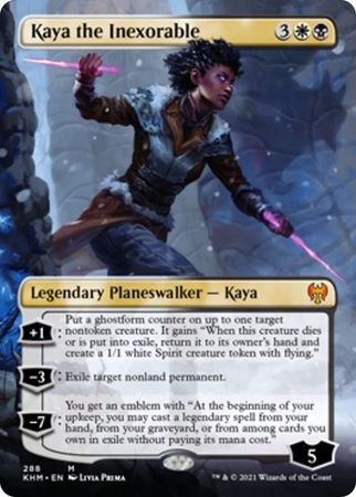 Kaya the Inexorable 288 Alternate Art Borderless Kaya the Inexorable 288 Alternate Art Borderless