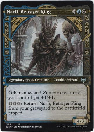 Narfi Betrayer King 329 Showcase Kaldheim Collector Booster Singles Narfi Betrayer King 329 Showcase Kaldheim Collector Booster Singles