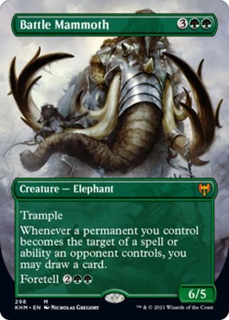 Battle Mammoth 298 Alternate Art Borderless Battle Mammoth 298 Alternate Art Borderless