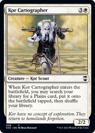 Kor Cartographer 028 Kaldheim Commander Singles Kor Cartographer 028 Kaldheim Commander Singles
