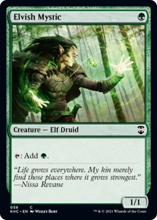 Elvish Mystic 058 Kaldheim Commander Singles Elvish Mystic 058 Kaldheim Commander Singles