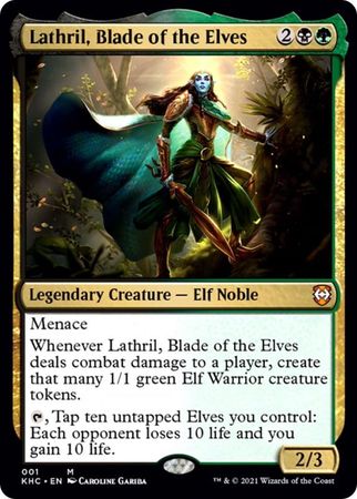Lathril Blade of the Elves 001 Foil Lathril Blade of the Elves 001 Foil