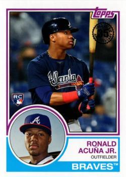 Ronald Acuna Jr 2018 Topps Update 83 13 Rookie 1983 Retro 2018 Topps Update 1983 Retro Ronald Acuna Jr 2018 Topps Update 83 13 Rookie 1983 Retro 2018 Topps Update 1983 Retro