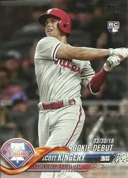 Scott Kingery 2018 Topps Update US14 Rookie Debut 2018 Topps Update Scott Kingery 2018 Topps Update US14 Rookie Debut 2018 Topps Update