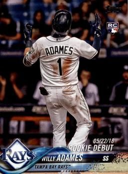 Willy Adames 2018 Topps Update US25 Rookie Debut 2018 Topps Update Willy Adames 2018 Topps Update US25 Rookie Debut 2018 Topps Update