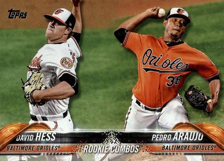 David Hess Pedro Araujo 2018 Topps Update US29 Rookie 2018 Topps Update David Hess Pedro Araujo 2018 Topps Update US29 Rookie 2018 Topps Update