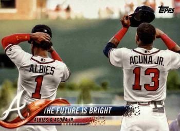 The Future is Bright 2018 Topps Update US43 Acuna Albies Rookie 2018 Topps Update The Future is Bright 2018 Topps Update US43 Acuna Albies Rookie 2018 Topps Update