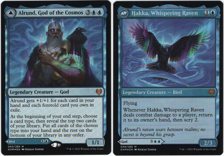 Alrund God of the Cosmos Hakka Whispering Raven 040 285 Foil Kaldheim Foil Singles Alrund God of the Cosmos Hakka Whispering Raven 040 285 Foil Kaldheim Foil Singles