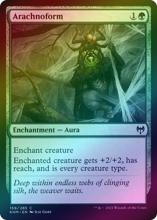 Arachnoform 159 285 Foil Kaldheim Foil Singles Arachnoform 159 285 Foil Kaldheim Foil Singles