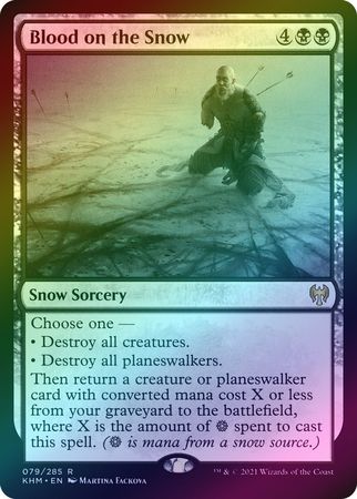 Blood on the Snow 079 285 Foil Kaldheim Foil Singles Blood on the Snow 079 285 Foil Kaldheim Foil Singles