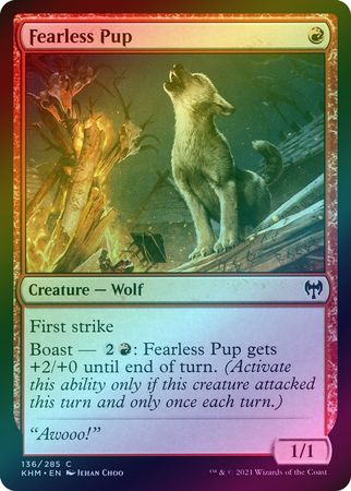 Fearless Pup 136/285 - Foil
