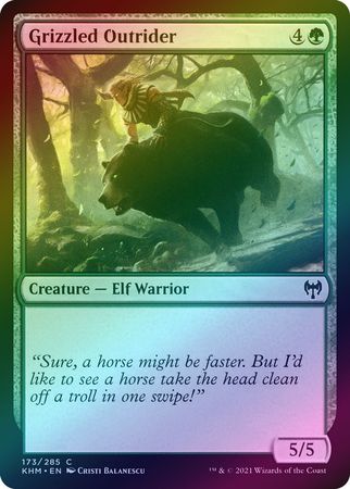Grizzled Outrider 173 285 Foil Kaldheim Foil Singles Grizzled Outrider 173 285 Foil Kaldheim Foil Singles