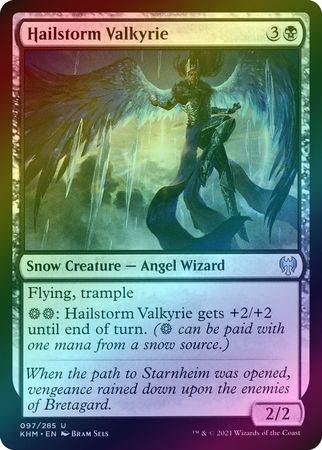 Hailstorm Valkyrie 097 285 Foil Kaldheim Foil Singles Hailstorm Valkyrie 097 285 Foil Kaldheim Foil Singles