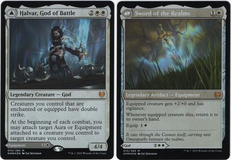 Halvar God of Battle Sword of the Realms 015 285 Foil Halvar God of Battle Sword of the Realms 015 285 Foil