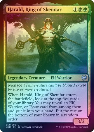 Harald King of Skemfar 212 285 Foil Harald King of Skemfar 212 285 Foil