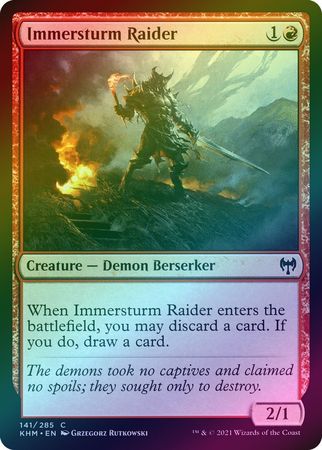 Immersturm Raider 141 285 Foil Kaldheim Foil Singles Immersturm Raider 141 285 Foil Kaldheim Foil Singles