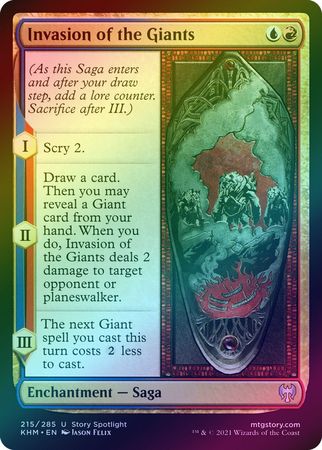Invasion of the Giants 215 285 Foil Kaldheim Foil Singles Invasion of the Giants 215 285 Foil Kaldheim Foil Singles