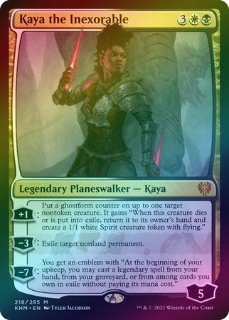 Kaya the Inexorable 218 285 Foil Kaya the Inexorable 218 285 Foil