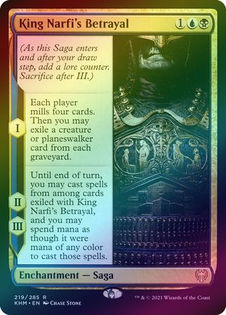King Narfi s Betrayal 219 285 Foil King Narfi s Betrayal 219 285 Foil