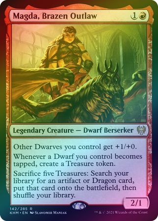 Magda Brazen Outlaw 142 285 Foil Kaldheim Foil Singles Magda Brazen Outlaw 142 285 Foil Kaldheim Foil Singles