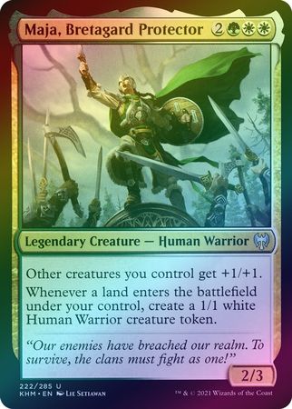 Maja Bretagard Protector 222 285 Foil Kaldheim Foil Singles Maja Bretagard Protector 222 285 Foil Kaldheim Foil Singles