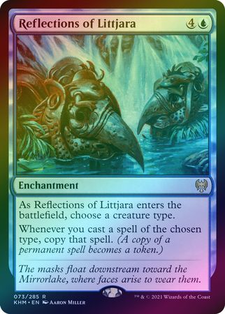 Reflections of Littjara 073 285 Foil Kaldheim Foil Singles Reflections of Littjara 073 285 Foil Kaldheim Foil Singles