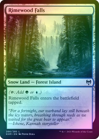 Rimewood Falls 266 285 Foil Kaldheim Foil Singles Rimewood Falls 266 285 Foil Kaldheim Foil Singles