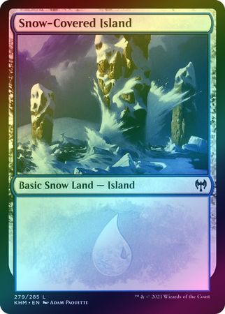 Snow Covered Island 279 285 Foil Kaldheim Foil Singles Snow Covered Island 279 285 Foil Kaldheim Foil Singles