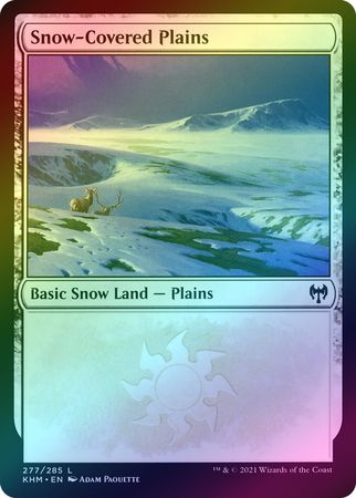 Snow Covered Plains 277 285 Foil Kaldheim Foil Singles Snow Covered Plains 277 285 Foil Kaldheim Foil Singles