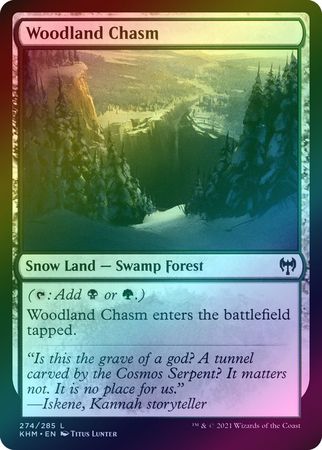 Woodland Chasm 274 285 Foil Kaldheim Foil Singles Woodland Chasm 274 285 Foil Kaldheim Foil Singles