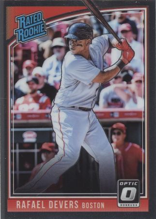 Rafael Devers 2018 Donruss Optic 35 Rated Rookie Holo Prizm Refractor Panini 2018 Donruss Optic Refractor Rafael Devers 2018 Donruss Optic 35 Rated Rookie Holo Prizm Refractor Panini 2018 Donruss Optic Refractor