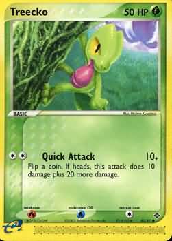 Treecko 80 97 Common Ex Dragon Singles Treecko 80 97 Common Ex Dragon Singles