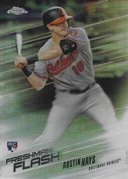Austin Hays 2018 Topps Chrome FF 6 Rookie Freshman Flash 2018 Topps Chrome Freshman Flash Austin Hays 2018 Topps Chrome FF 6 Rookie Freshman Flash 2018 Topps Chrome Freshman Flash