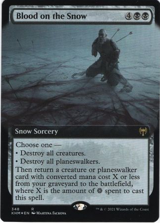 Blood on the Snow 348 Extended Art Foil Blood on the Snow 348 Extended Art Foil