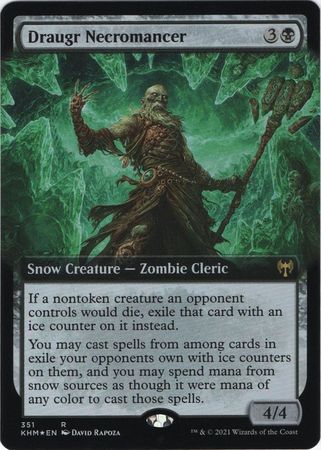 Draugr Necromancer 351 Extended Art Foil Draugr Necromancer 351 Extended Art Foil
