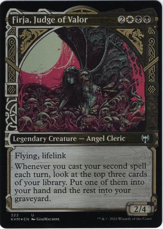 Firja Judge of Valor 322 Showcase Foil Firja Judge of Valor 322 Showcase Foil