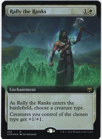 Rally the Ranks 336 Extended Art Foil Rally the Ranks 336 Extended Art Foil